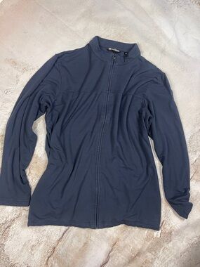 Travis Mathew Men's Navy Full-Zip Lightweight Jacket